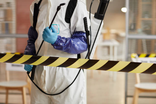 Professional Biohazard technician working in Corona, CA